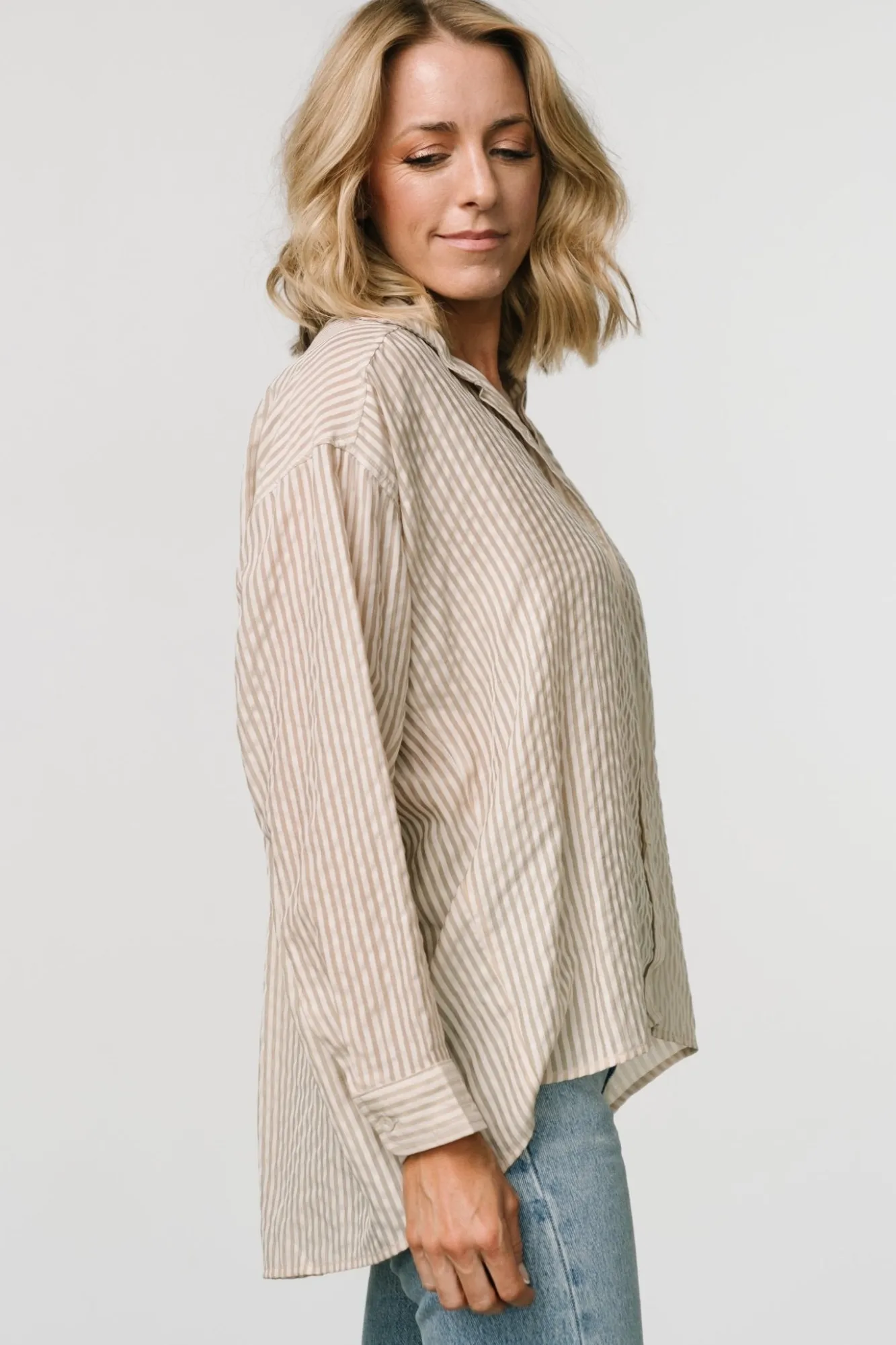 Baltic Born Sheldon Striped Oversized Top |