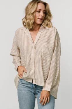 Baltic Born Sheldon Striped Oversized Top |