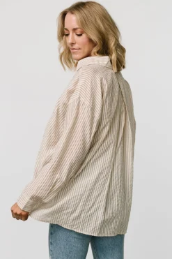 Baltic Born Sheldon Striped Oversized Top |