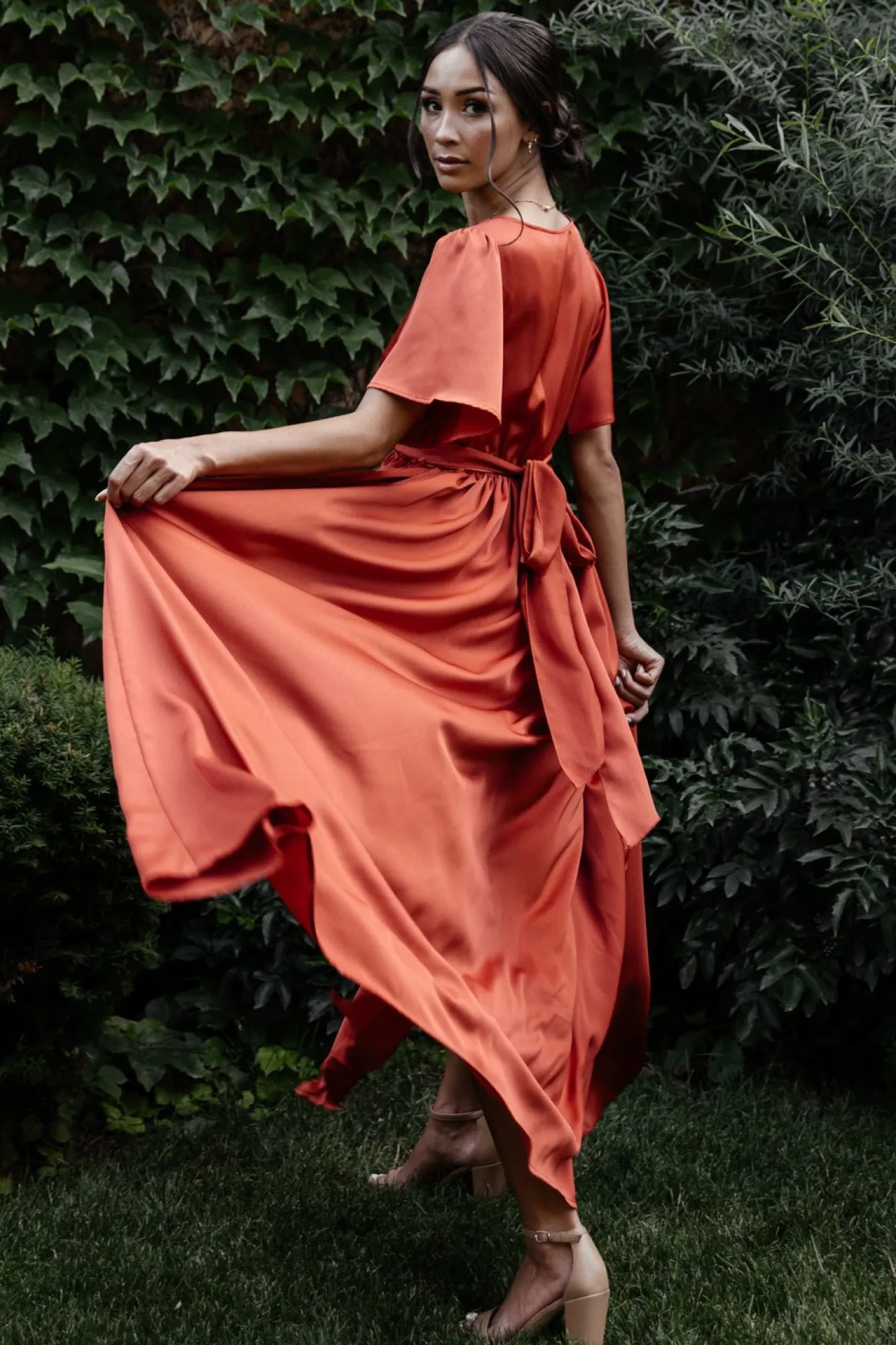 Baltic Born Sicily Satin Maxi Dress |
