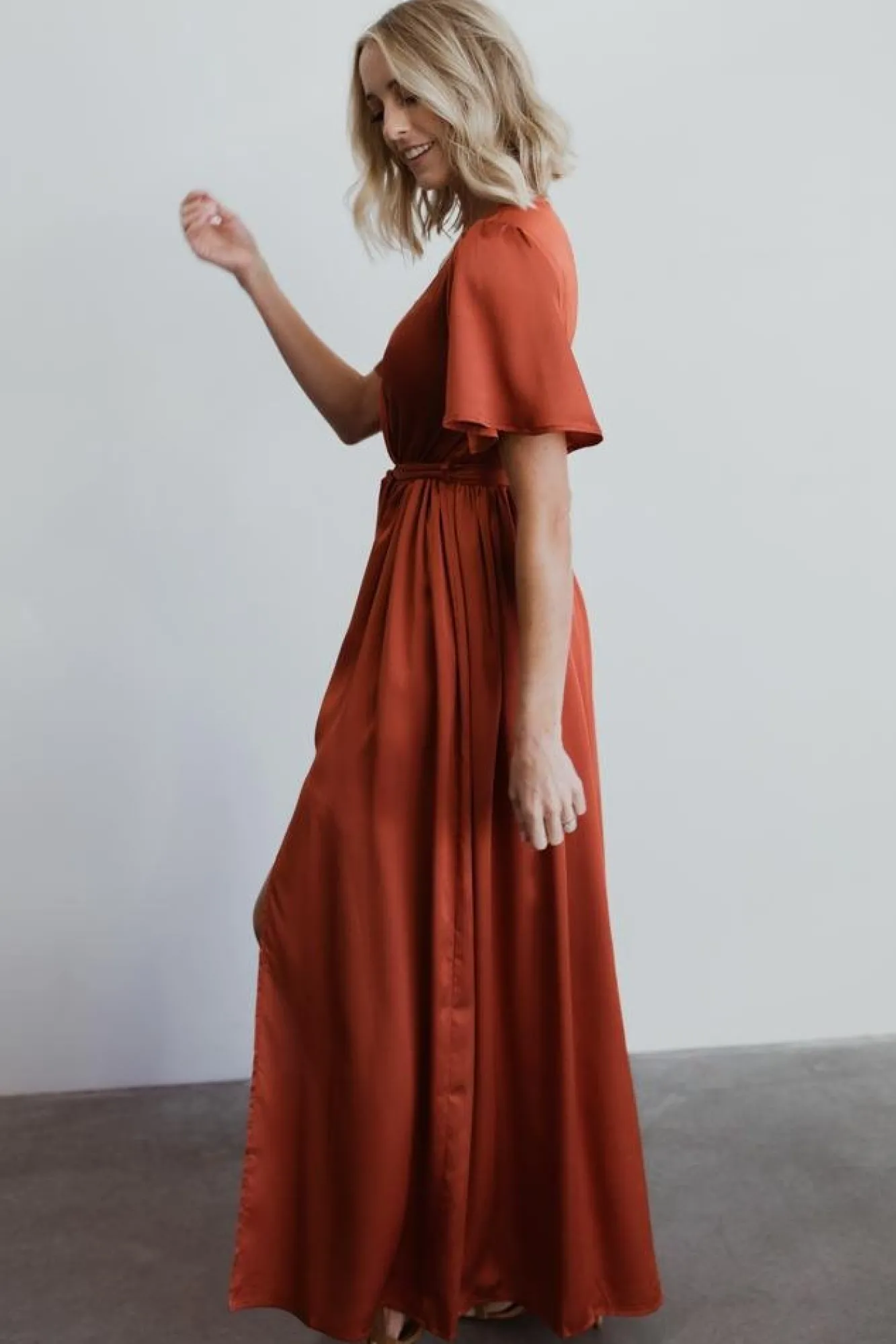 Baltic Born Sicily Satin Maxi Dress |
