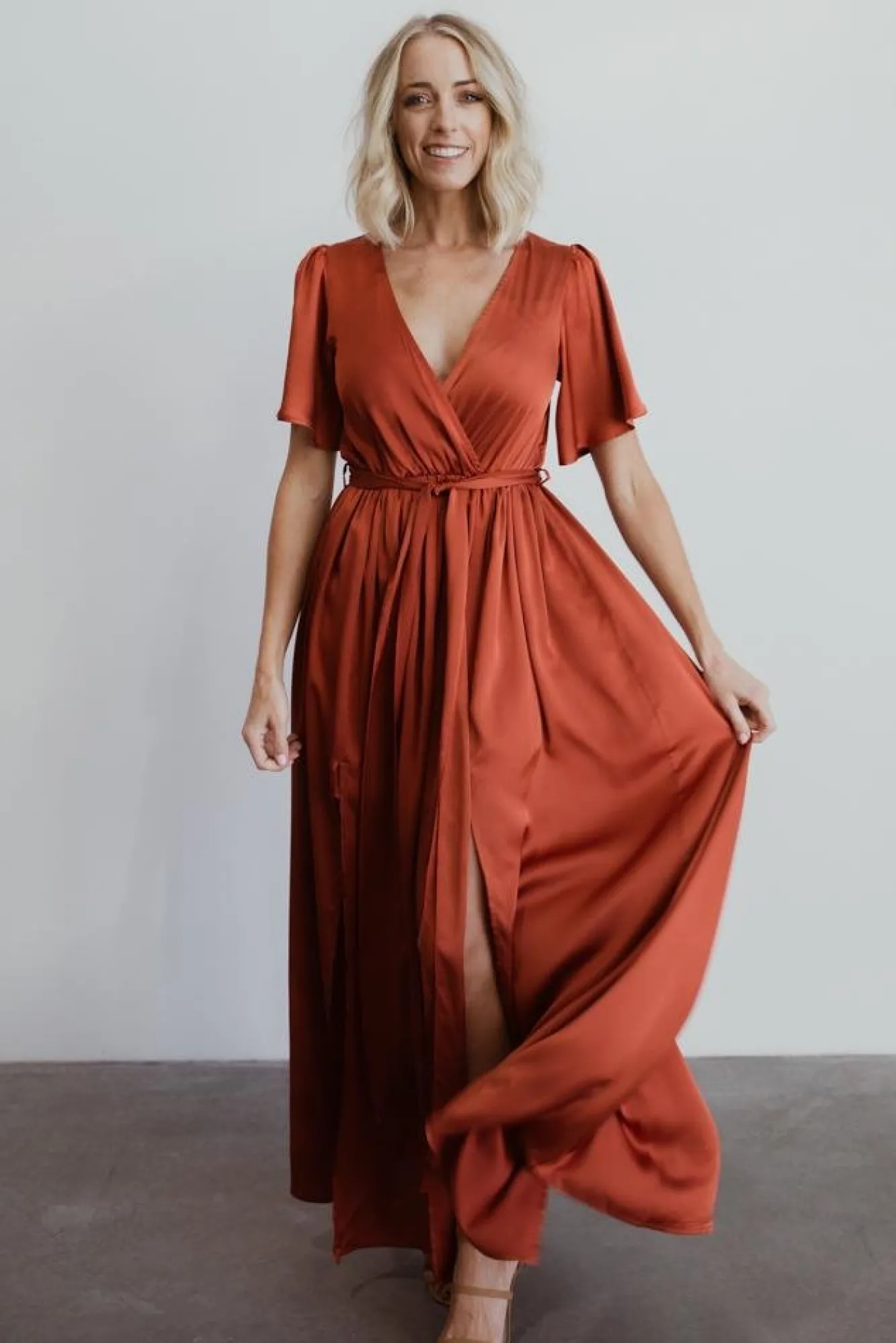 Baltic Born Sicily Satin Maxi Dress |