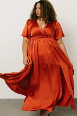 Baltic Born Sicily Satin Maxi Dress |