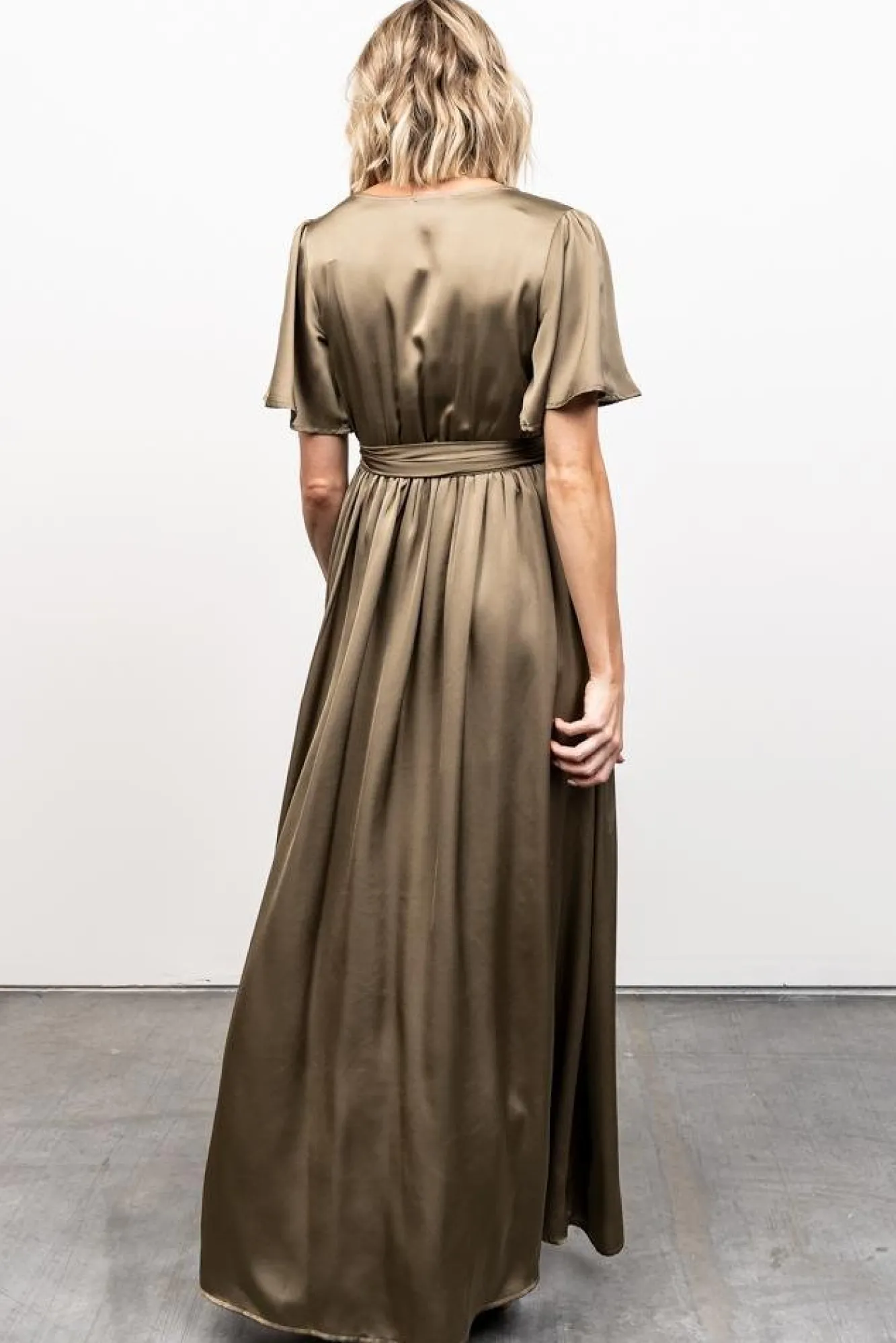 Baltic Born Sicily Satin Maxi Dress |
