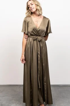 Baltic Born Sicily Satin Maxi Dress |