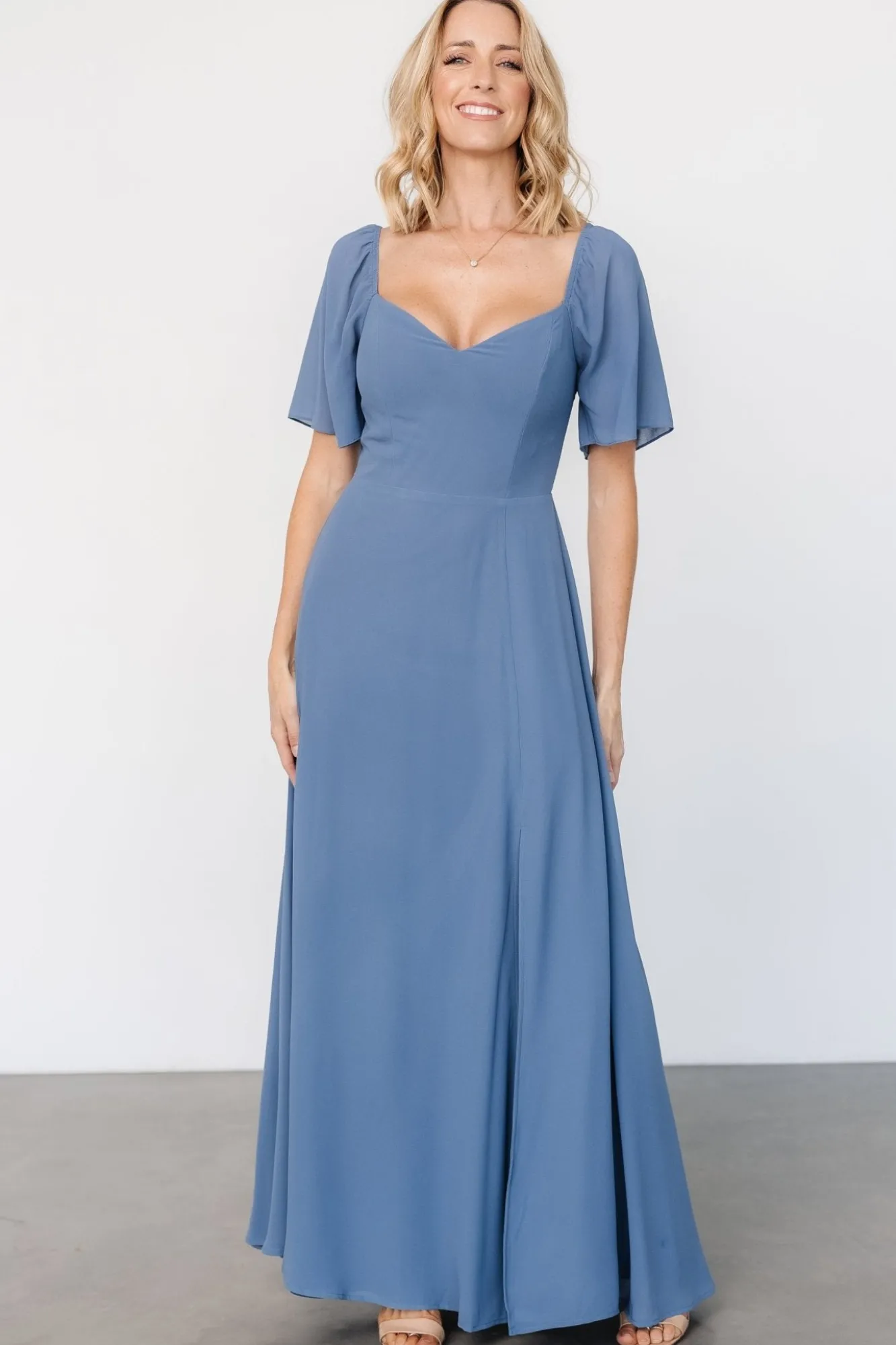 Baltic Born Sierra Sweetheart Maxi Dress | Whisper Blue
