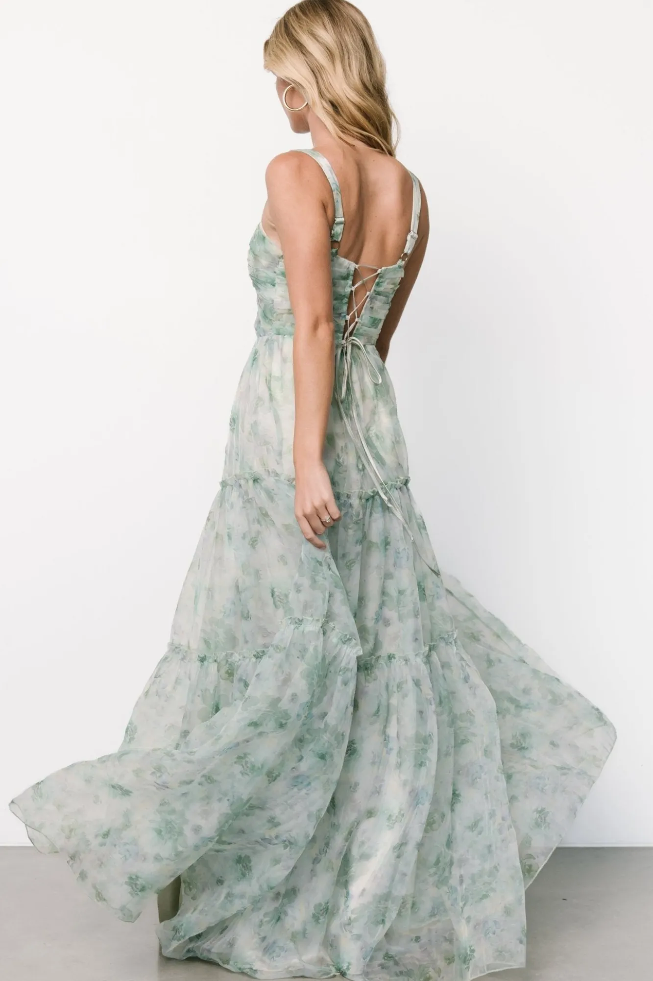 Baltic Born Sinclair Sweetheart Gown | Green Floral