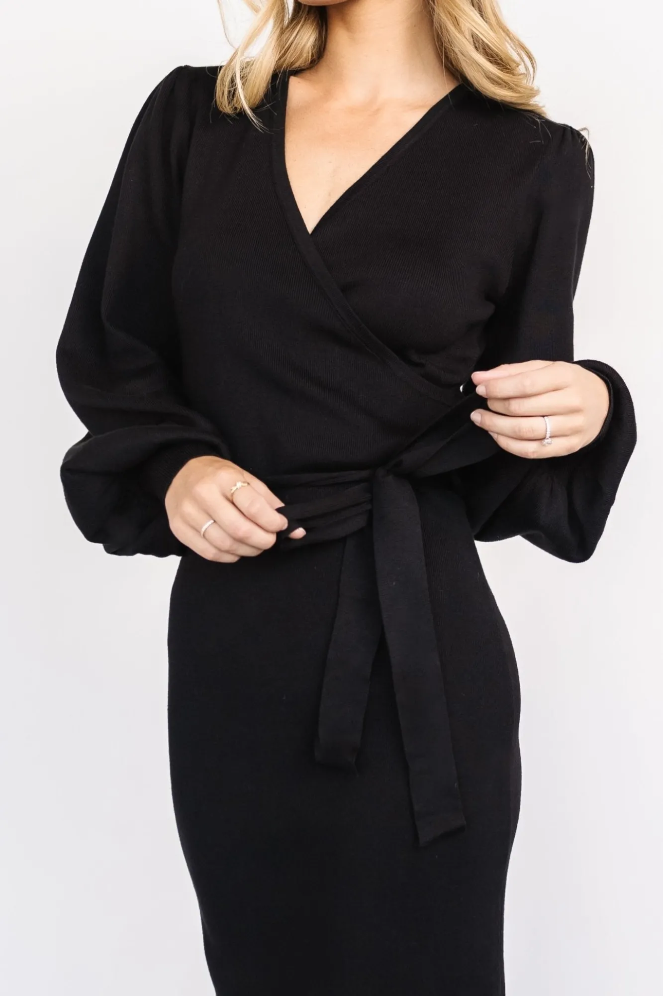 Baltic Born Soho Bubble Sleeve Sweater Dress |