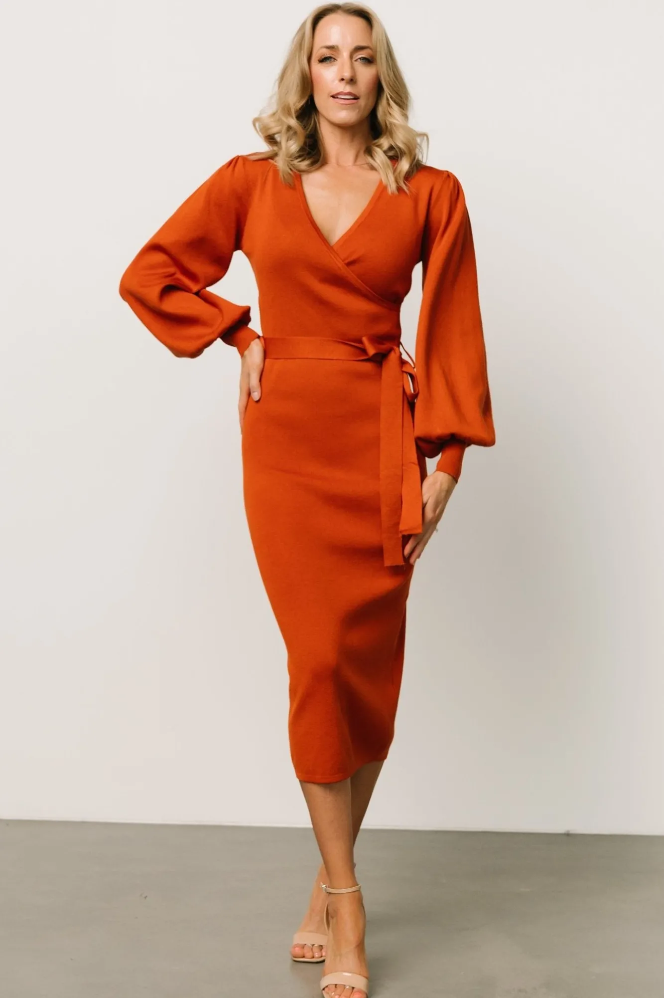 Baltic Born Soho Bubble Sleeve Sweater Dress |
