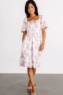 Baltic Born Sonnet Short Dress | Blush Floral