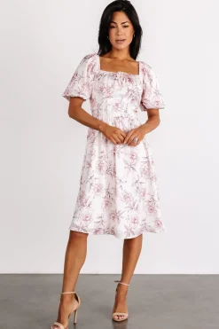 Baltic Born Sonnet Short Dress | Blush Floral