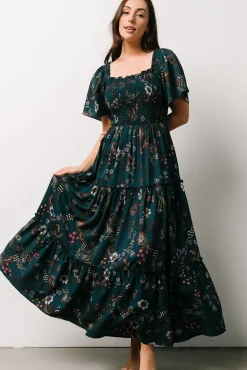 Baltic Born Southampton Smocked Maxi Dress | Jade Blossom