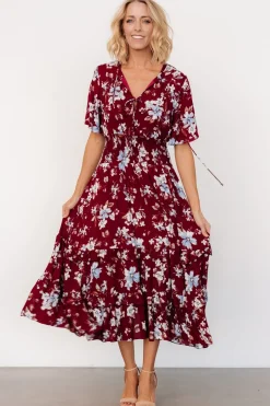 Baltic Born Spell Boho Midi Dress | Ruby Multi Floral