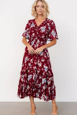 Baltic Born Spell Boho Midi Dress | Ruby Multi Floral