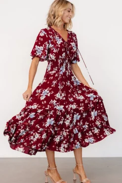 Baltic Born Spell Boho Midi Dress | Ruby Multi Floral
