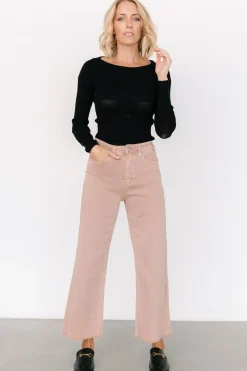 Baltic Born Spence Denim Pants | Dusty Rose
