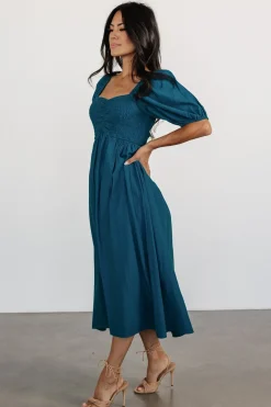 Baltic Born Stefania Midi Dress | Mediterranean Blue