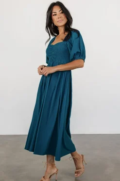 Baltic Born Stefania Midi Dress | Mediterranean Blue