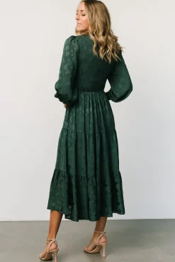 Baltic Born Stockholm Smocked Dress | Dark Green