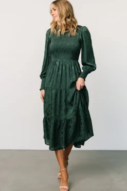 Baltic Born Stockholm Smocked Dress | Dark Green