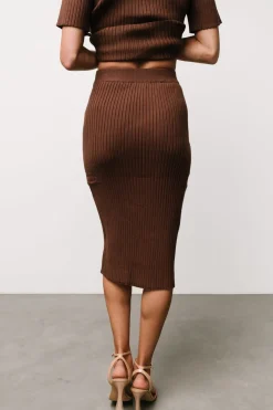 Baltic Born Stormi Ribbed Midi Skirt |