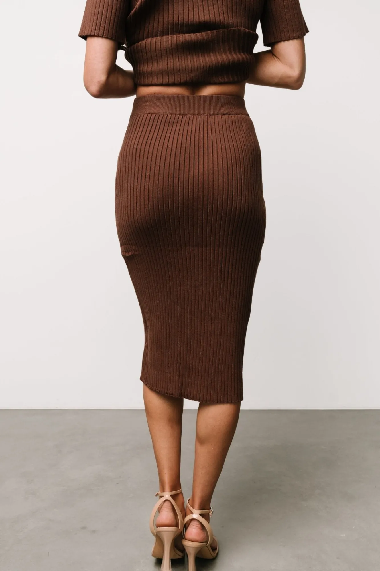 Baltic Born Stormi Ribbed Midi Skirt |