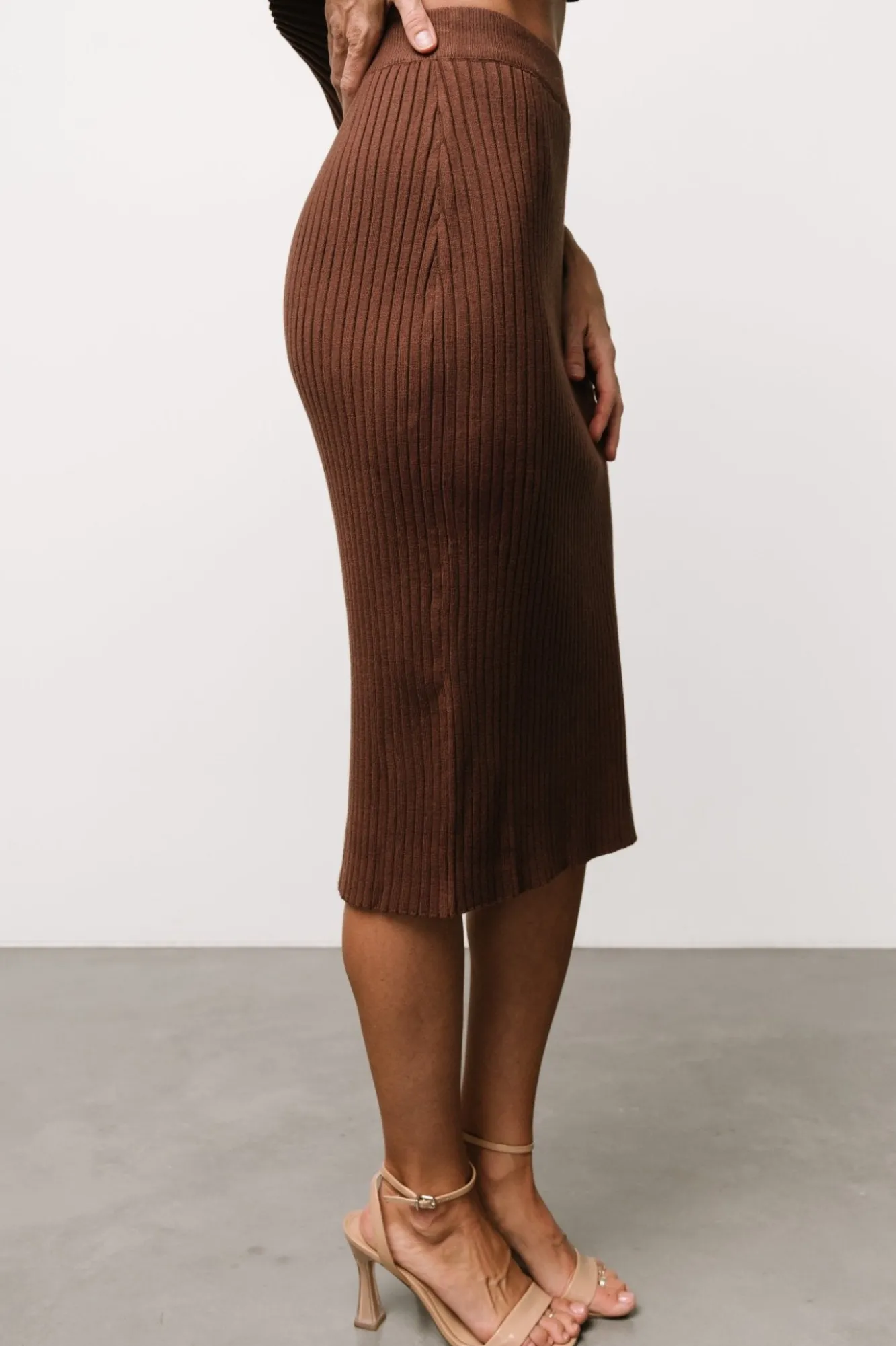 Baltic Born Stormi Ribbed Midi Skirt |