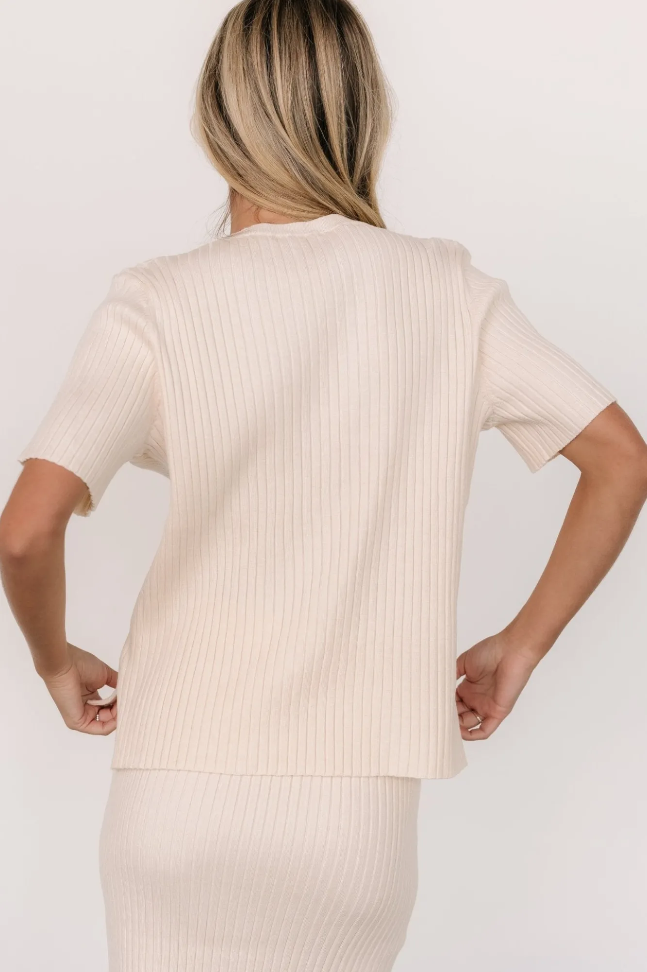 Baltic Born Stormi Ribbed Sweater Top |
