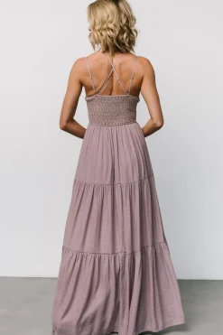 Baltic Born Summerlin Lace Top Maxi Dress | Dusty Mauve