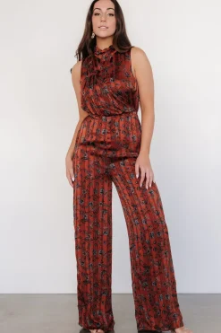 Baltic Born Suni Sleeveless Jumpsuit | Copper + Slate Floral