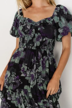 Baltic Born Suzy Maxi Dress | Dark Blue Multi