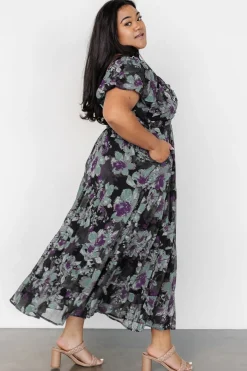 Baltic Born Suzy Maxi Dress | Dark Blue Multi