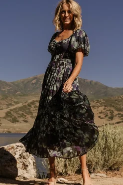 Baltic Born Suzy Maxi Dress | Dark Blue Multi