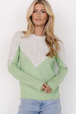 Baltic Born Tanner Sweater | Gray + Green