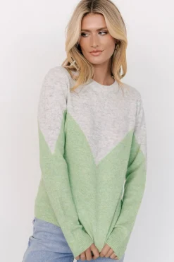 Baltic Born Tanner Sweater | Gray + Green