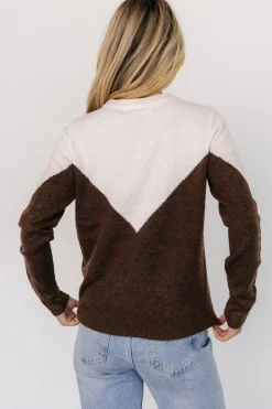 Baltic Born Tanner Sweater | Ivory + Brown