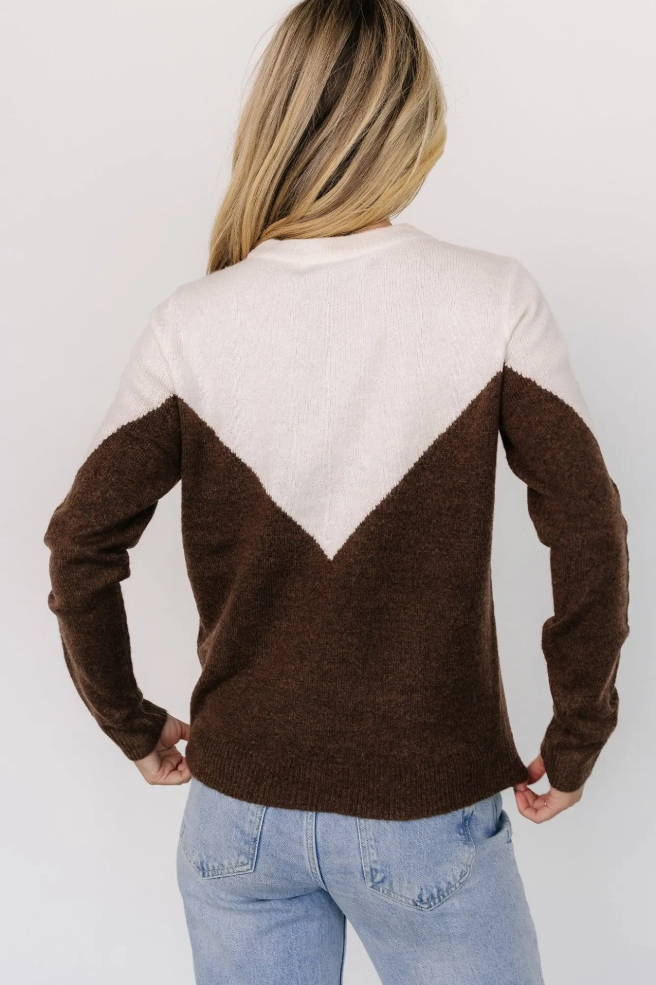 Baltic Born Tanner Sweater | Ivory + Brown