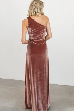 Baltic Born Tatiana Velvet One Shoulder Maxi Dress |