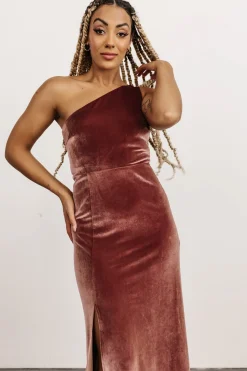 Baltic Born Tatiana Velvet One Shoulder Maxi Dress |