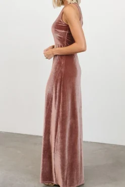Baltic Born Tatiana Velvet One Shoulder Maxi Dress |