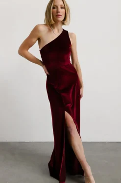 Baltic Born Tatiana Velvet One Shoulder Maxi Dress |