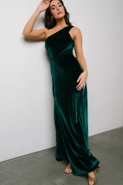 Baltic Born Tatiana Velvet One Shoulder Maxi Dress |