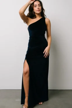 Baltic Born Tatiana Velvet One Shoulder Maxi Dress |