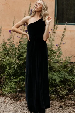 Baltic Born Tatiana Velvet One Shoulder Maxi Dress |