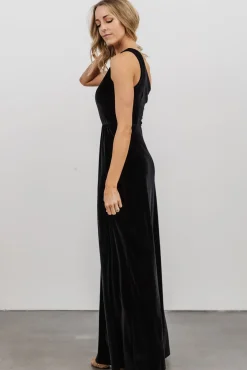 Baltic Born Tatiana Velvet One Shoulder Maxi Dress |