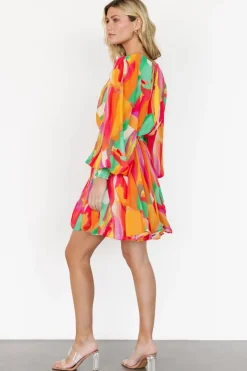 Baltic Born Tavana Short Dress | Multi Print