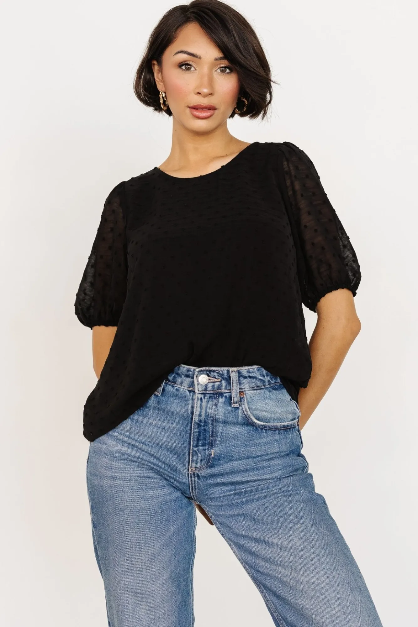 Baltic Born Tawnie Swiss Dot Top |