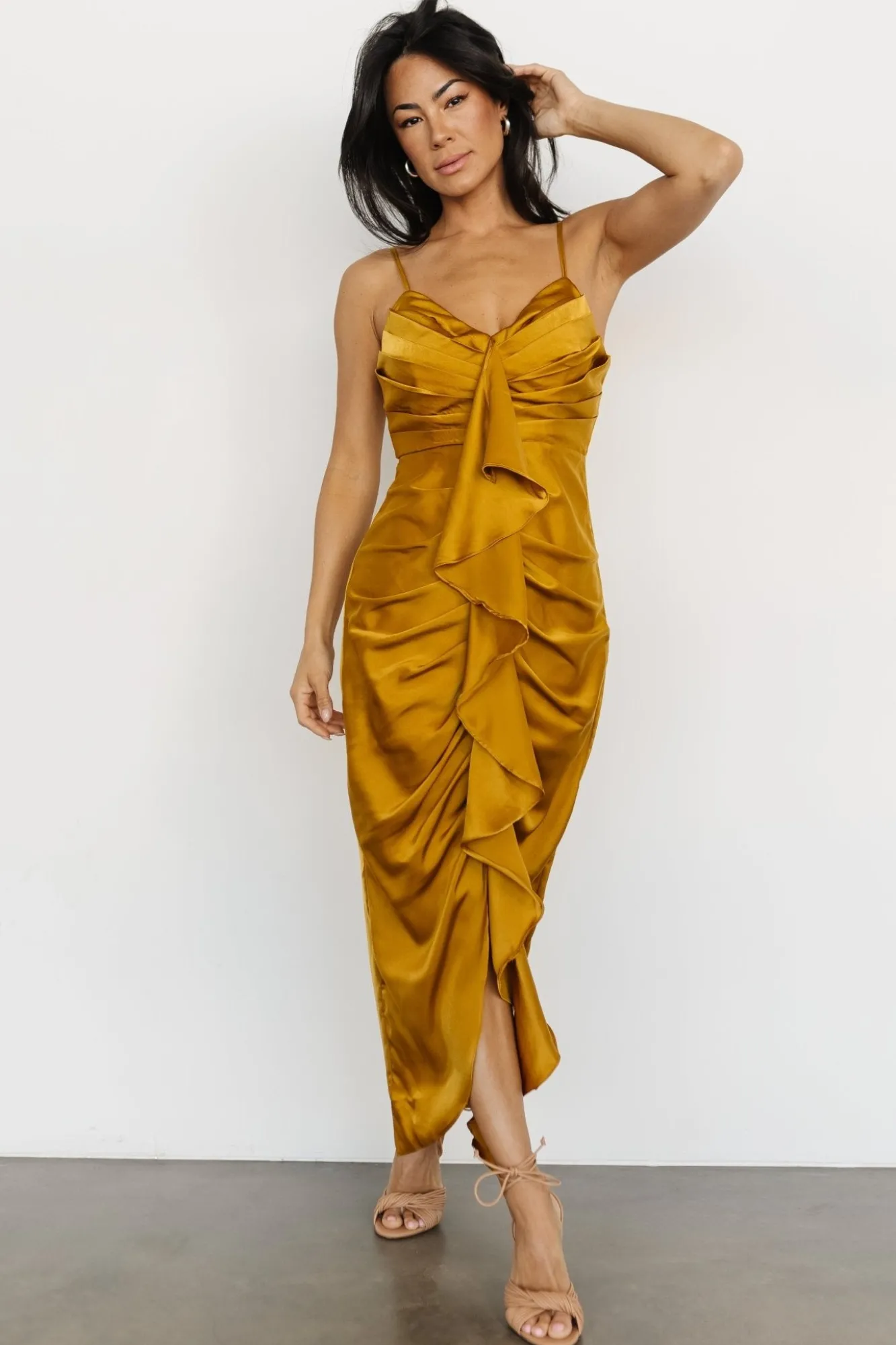 Baltic Born Thessaly Maxi Dress | Brushed Gold
