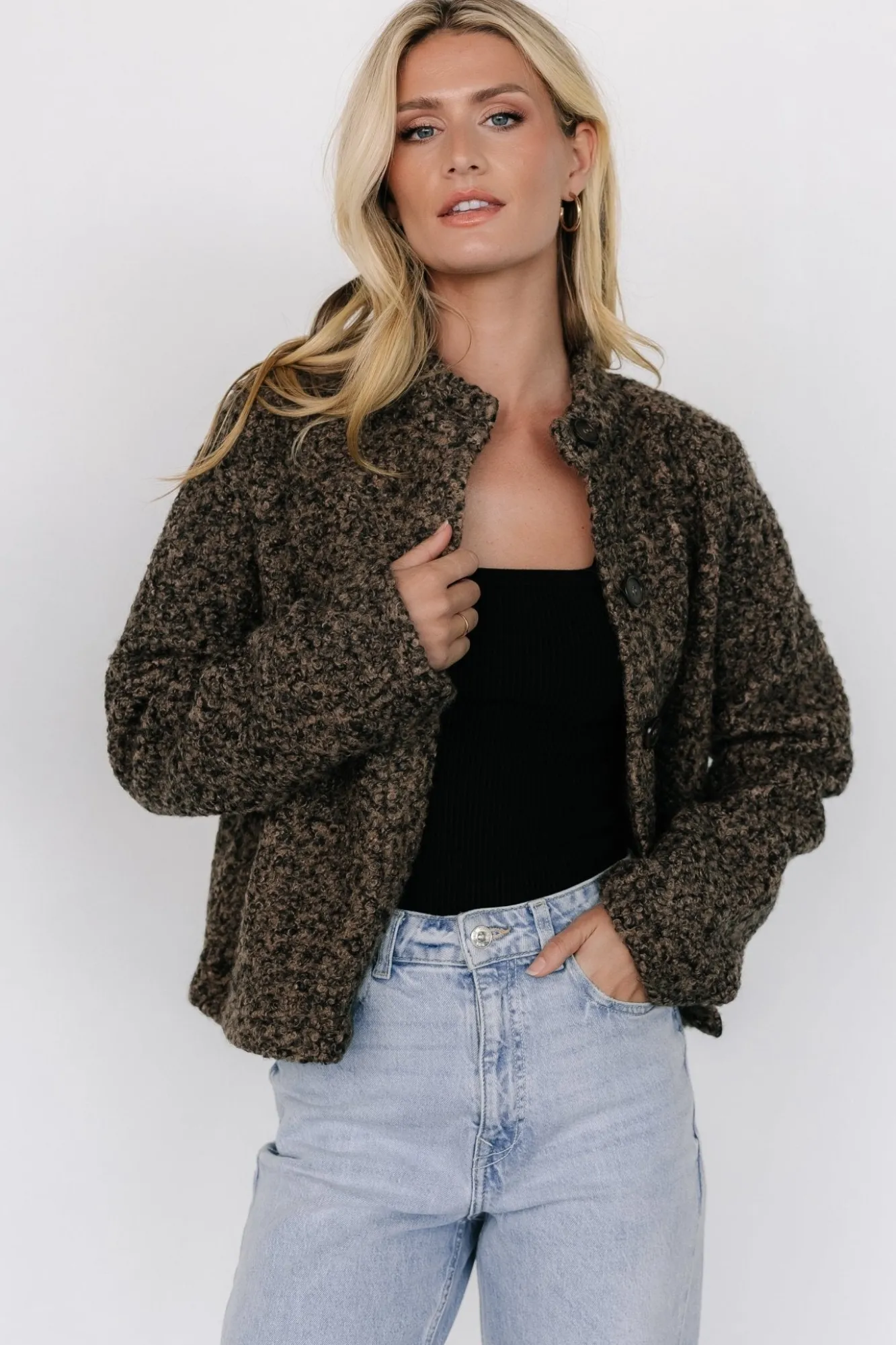 Baltic Born Tilly Jacket | Brown + Black