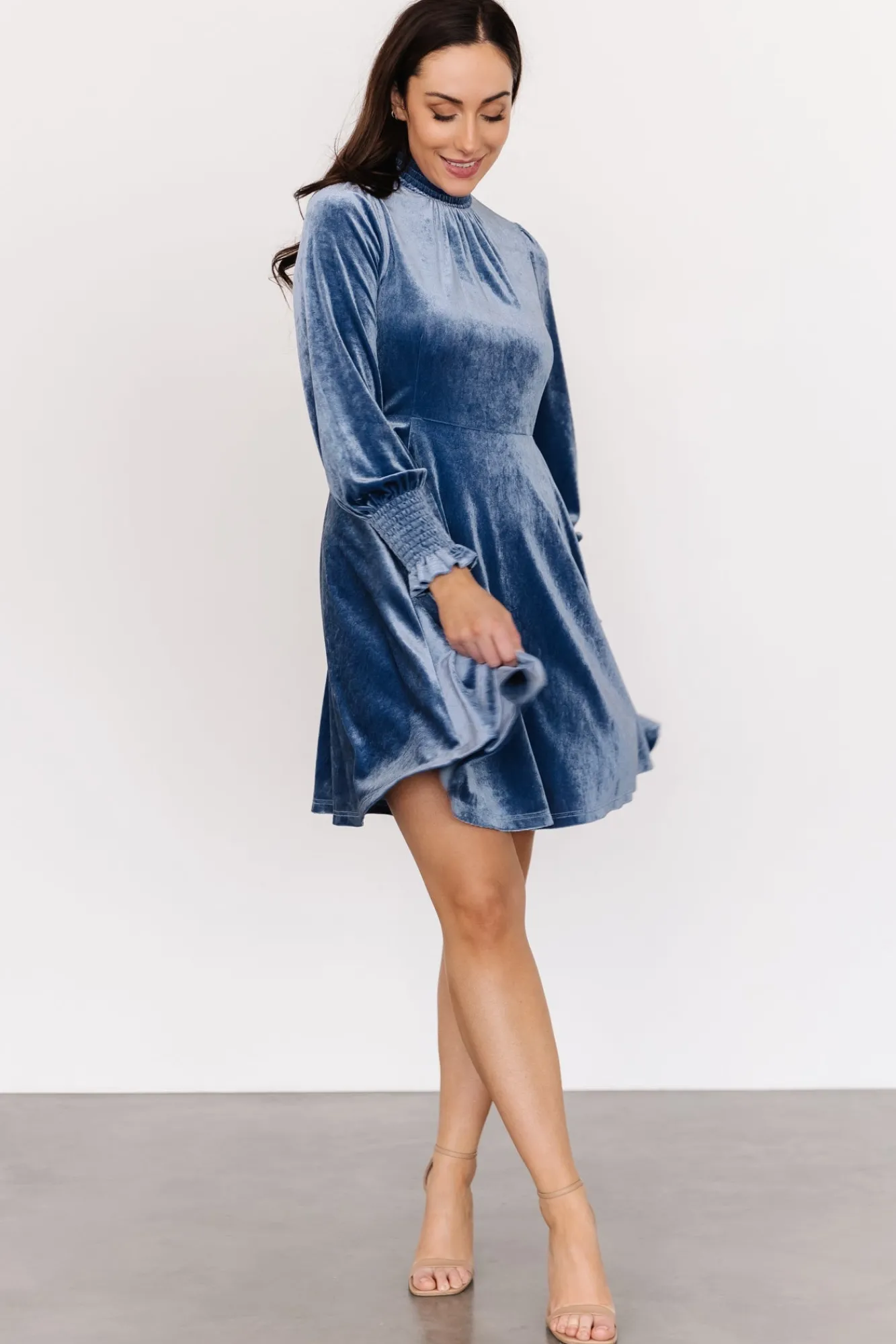 Baltic Born Tina Velvet Short Dress |